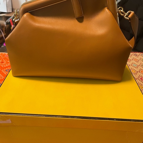 Fendi First Medium Brown Leather Bag. - Picture 7 of 7